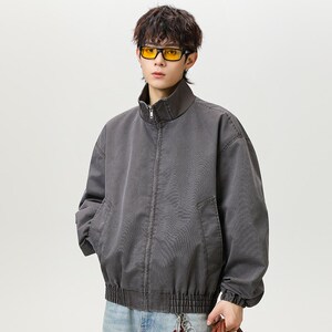 复古日系外套夹克 情侣 百搭潮 男青少年1404-2-99956-p83图片