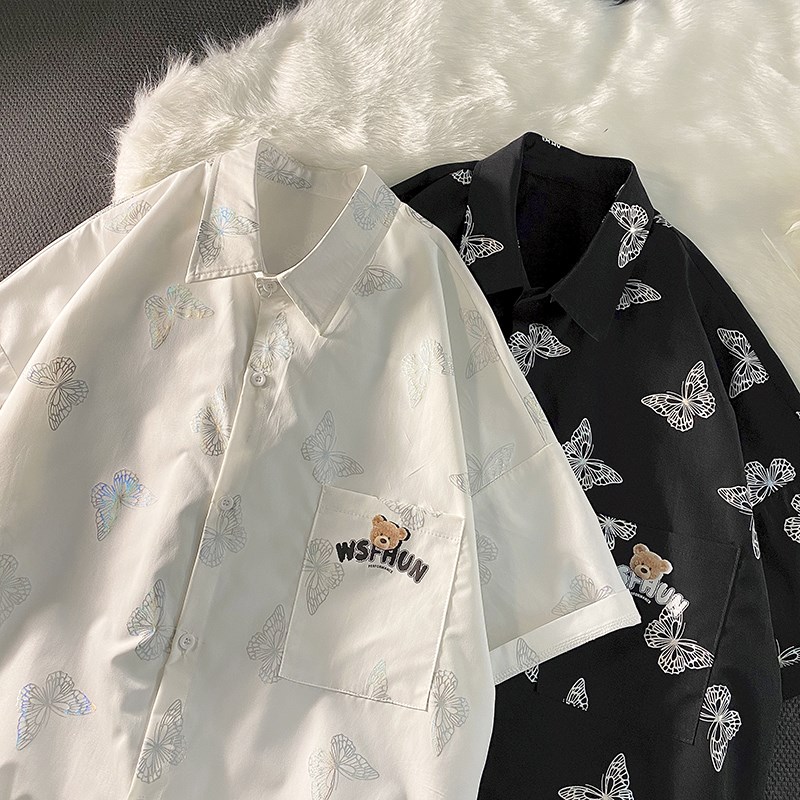 休闲男女装新品精品港风衬平铺风衬衫1404-1-C33-p53,男装衬衫,星座1404-2