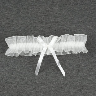 黑色蝴蝶结大腿环腿圈吊袜带原宿腿带性感项链绑带jk丝袜圈腿链