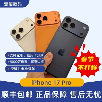 Apple/苹果iPhone17Pro同步双拍