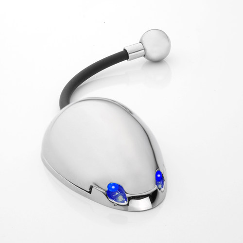 Troika亮光LED蓝眼老鼠钥匙扣 链 挂件创意礼品男女 KYR58/CH