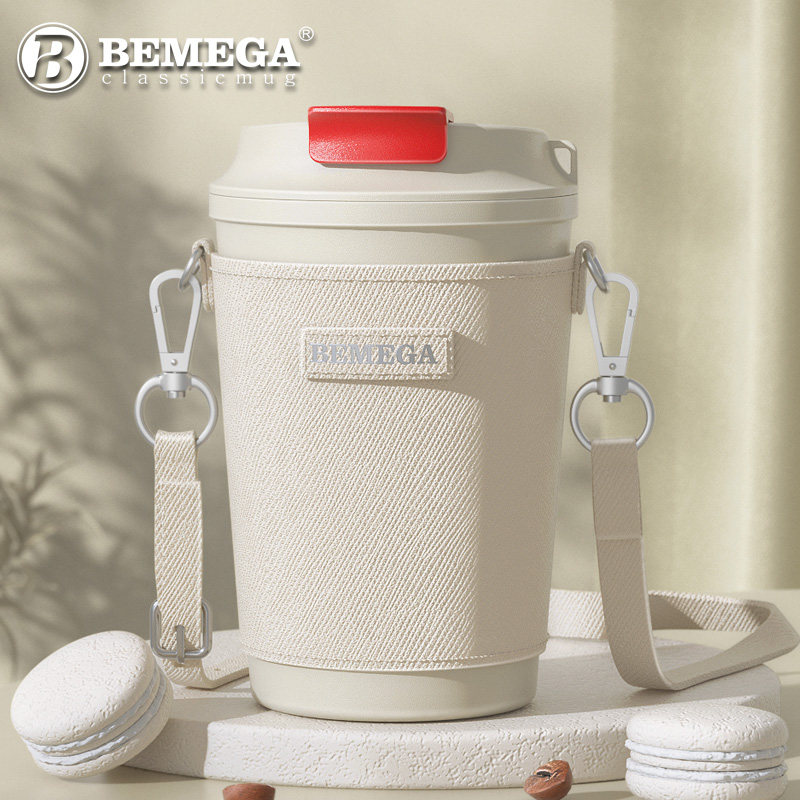 英国Bemega咖啡保温杯女生高颜值陶瓷内胆水杯不锈钢便携随手杯子