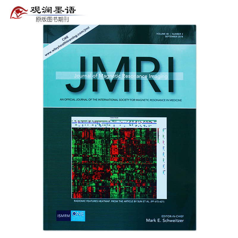 Journal for Magnetic Resonance Imaging 磁共振成像杂志 2018年9月