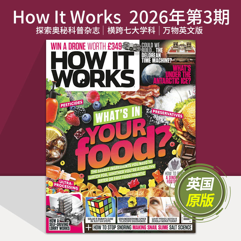 英国原版【单期可选】how it works探索奥秘 2025年万物英文版自然科学科普图解英文刊物 英语版外刊杂志2024书籍期刊