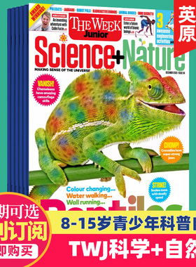 【单期/订购】The Week Junior Science + Nature英国原版2025/26全年12期订阅8-15岁英国青少年自然科学科普英语英文国外过刊杂志