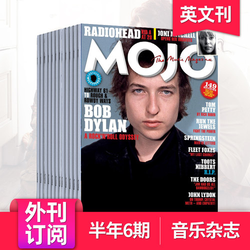 【单期/订阅】Mojo 2026年全年12期英国摇滚音乐娱乐国外英语2023/24/25年英文期刊杂志 - 封面