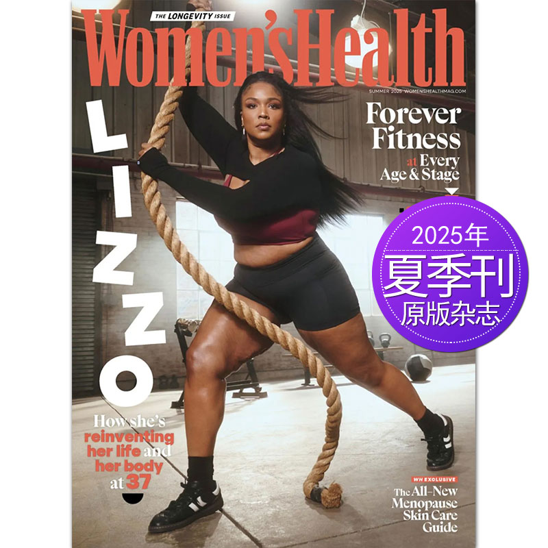 【单期现货】Women's Health 2025/24/23年 女性健康知识 美国女士健身运动 国外体育杂志时尚资讯生活美容英文期刊 英语外刊