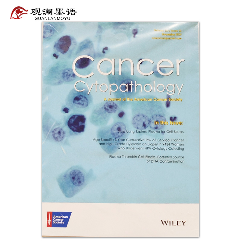 【单期】Cancer Cytopathology  Vol.127 N.12 2019年12月 英文Ai症细胞病理学