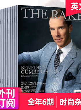 【单期现货/外刊订阅】THE RAKE 年订阅6期 新加坡高端男性时尚杂志英文版英语期刊