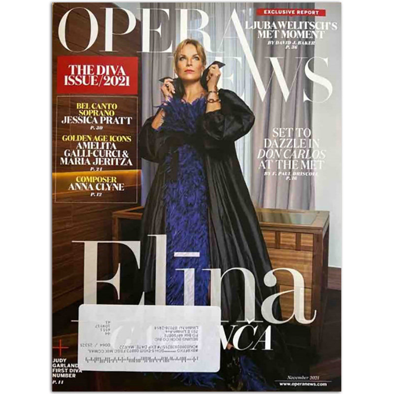 opera news 歌剧新闻 2022年月刊美国歌剧艺术评论杂志 英文过刊