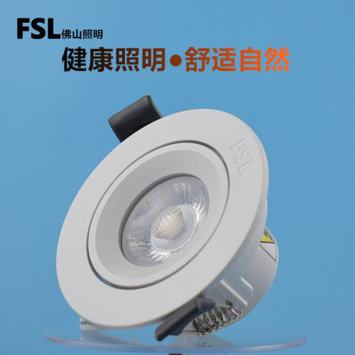 FSLLED天花灯白色小开孔客厅射灯