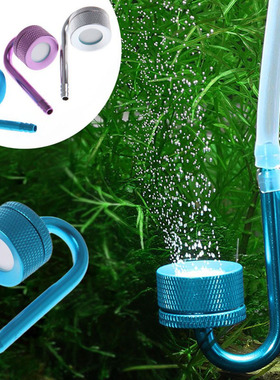 银紫蓝色水族馆CO2雾化器系统扩散器鱼缸水生植物二氧化碳雾化器