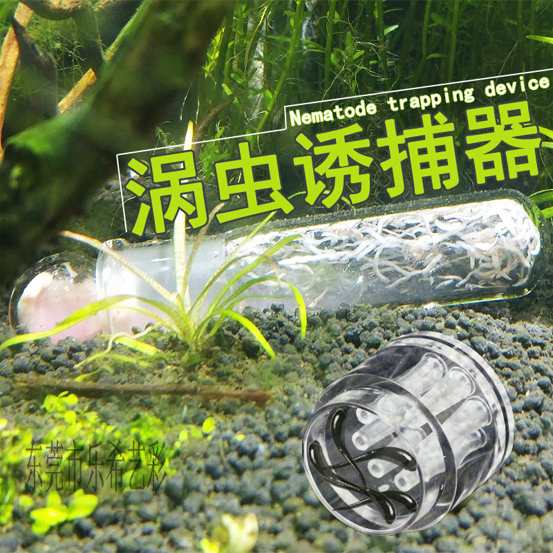 除涡虫线虫水蛭捕捉器鱼缸