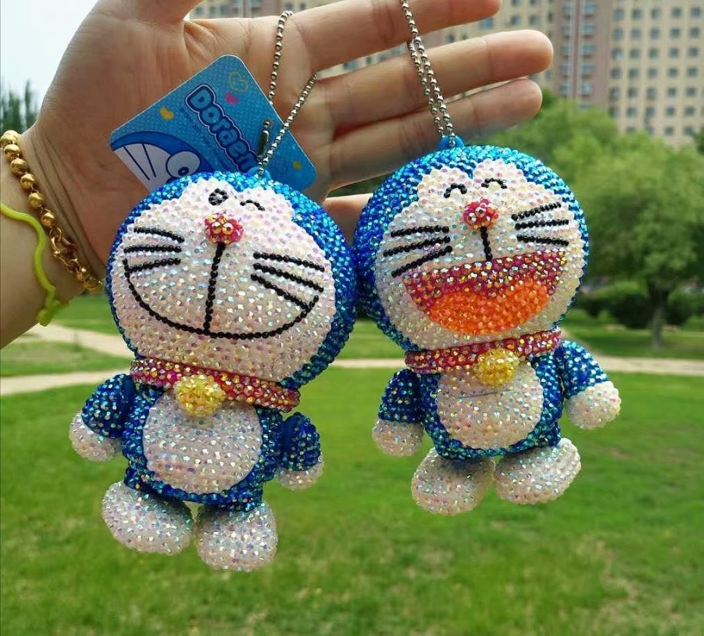 招财猫公仔车载挂件机器猫
