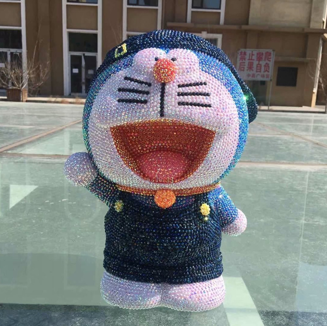 超大号叮当猫不怕摔摆件存钱罐