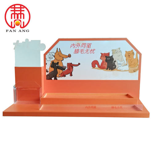 雪弗板展示架定制亚克力PVC陈列架定做UV打印安迪板道具产品展台