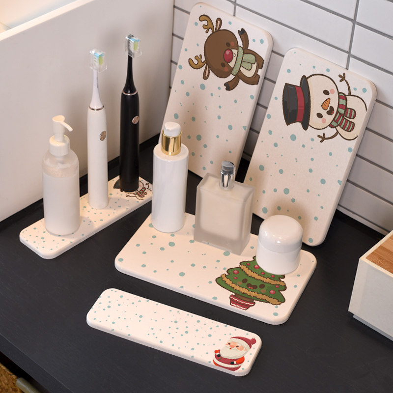 硅藻泥吸水垫洗手洗漱台面垫水龙头浴室卫生间速干防滑地垫脚垫子,家庭/个人清洁工具,地垫,淘宝优惠券,粉丝福利购,淘宝优惠卷