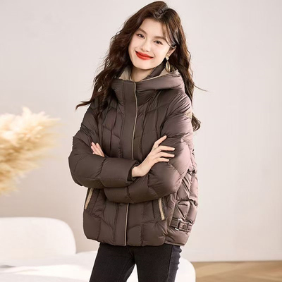 羽绒棉服女2025今年流行爆款冬季新款女款短款高端洋气小个子外套