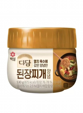 韩国代购CJ希杰白雪调味大酱汤大酱韩式传统酱浓郁大酱汤简单料理