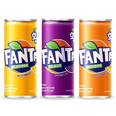 韩国Fanta/芬达碳酸饮料汽水