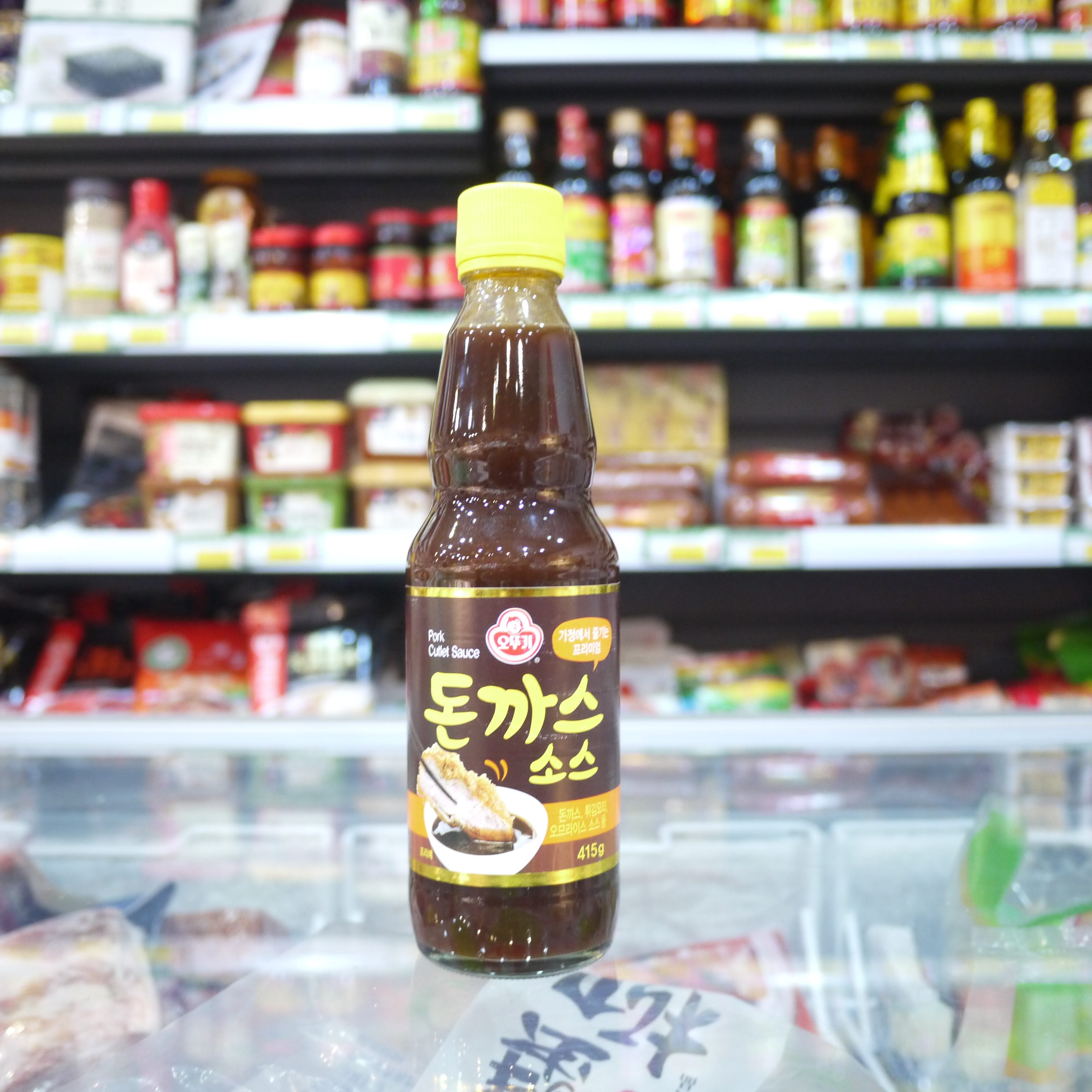 韩国不倒翁炸猪排沙司酱图片