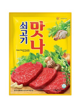韩国代购清净园满娜牛肉粉 大酱汤 海带汤烧菜提鲜佐料1000g
