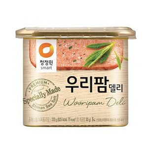 韩国清净园儿童午餐肉罐头盒330g展示咨询
