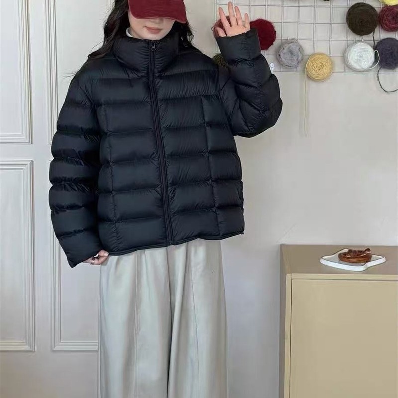 5809立领轻薄时尚羽绒服秋冬新款女装小个子百搭90鹅绒保暖外套