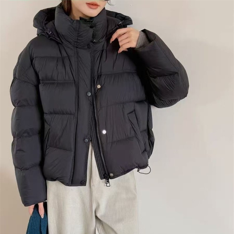 5923连帽短款小个子羽绒服冬季时尚新款女装韩版90鹅绒保暖外套