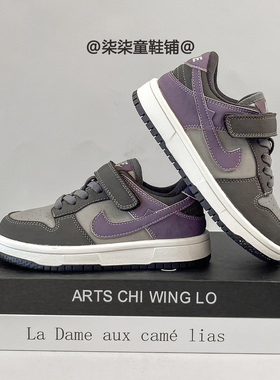 2025秋冬季新款男童低帮板鞋软底运动鞋女童休闲鞋儿童户外跑步鞋