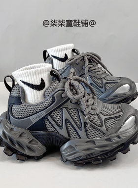 新款儿童户外运动鞋2025秋冬季女童轻便百搭老爹鞋男童防滑跑步鞋