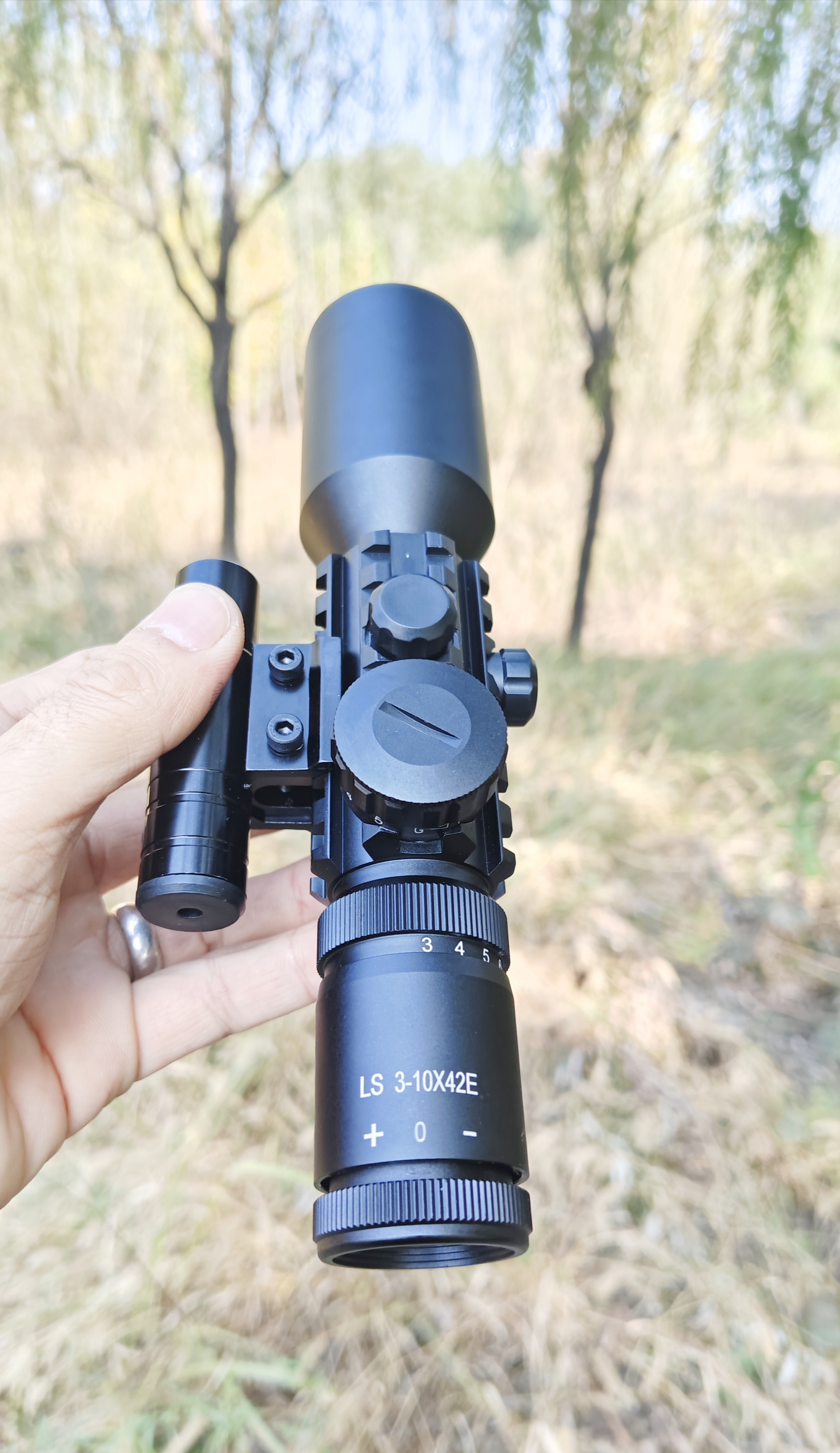 M9倍镜红外线一体瞄带卡座