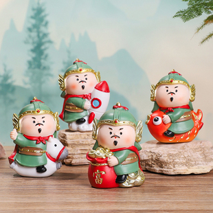 可爱Q版郑成功工位桌面手办装饰送礼好物文创旅游纪念品创意摆件