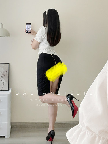 秋冬小心机中长款半身裙