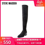 【预售】Steve Madden女鞋过膝靴长筒靴子女粗跟骑士靴女冬GABBIE