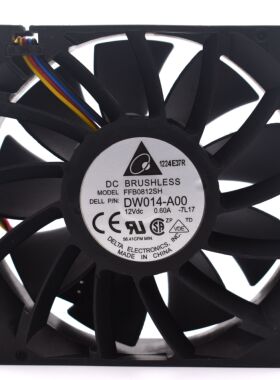 台达 Delta DW014-A00 8025 12V 0.6A 8cm/厘米 温控调速风扇