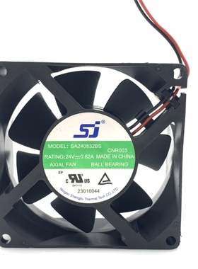 全新SJ  BSA240832BS/U变频器24V 0.82A 0.6A散热风扇8032 8cm