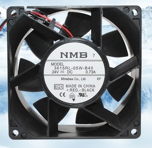 24V 0.73A 9038 3615RL 变频器散热风扇 B46 NMB原装 9CM 05W