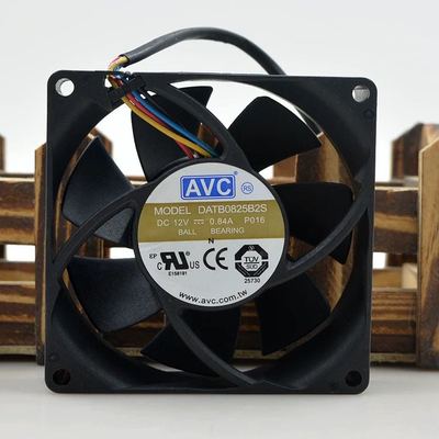 原装AVC DATB0825B2S 8025 8CM 12V 0.84A 大风量 PWM机箱风扇