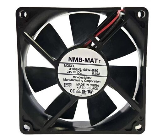 NMB全新原装正品 3108NL-05W-B50 8020 DC24V 机箱变频器散热风扇
