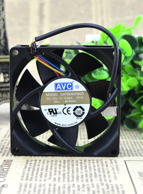 AVC 8025 8CM风扇12V 0.84A 4线 PWM控速功能 DATB0825B2S