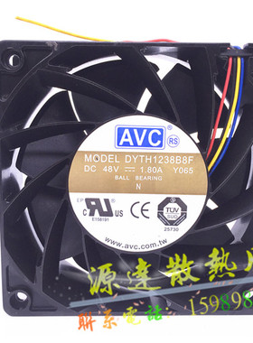 原装AVC DYTH1238B8F Y065服务器风扇 48V 1.80A 12CM