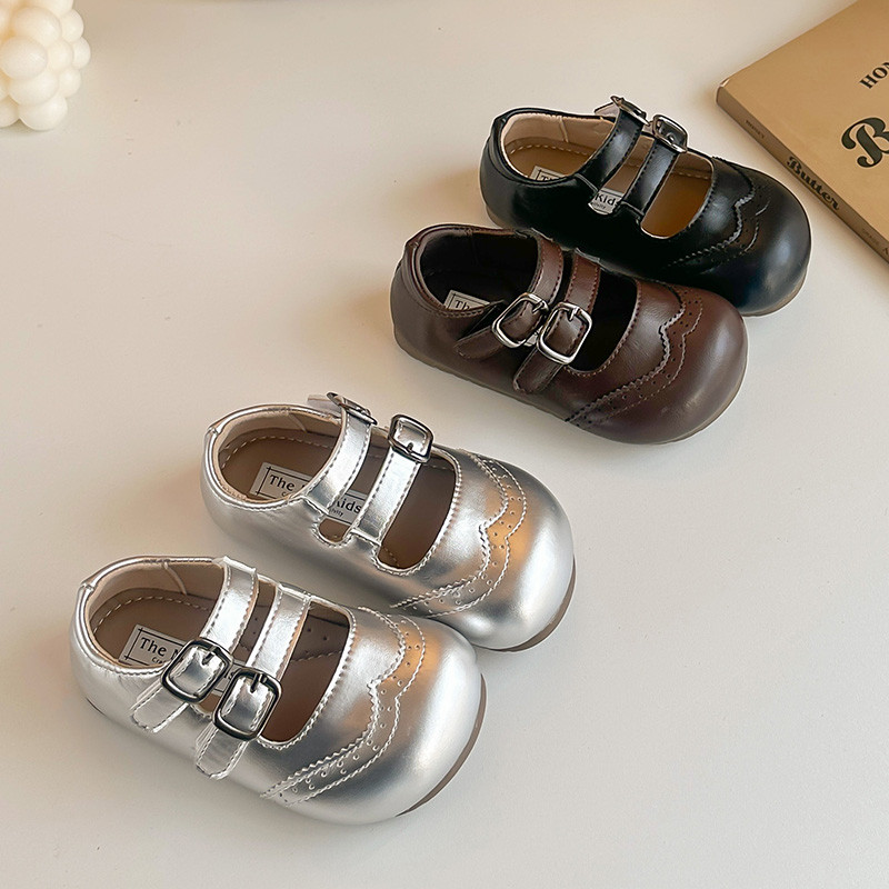 2026春新款女童小皮鞋韩版公主鞋软底防滑复古森系公主单鞋豆豆鞋,童鞋/婴儿鞋/亲子鞋,皮鞋,淘宝优惠券,粉丝福利购,淘宝优惠卷