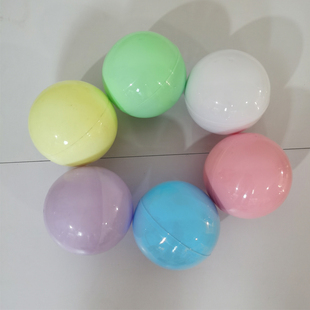 10cm扭蛋壳透明蛋球空壳塑料抽奖球娃娃机手办壳火影公仔玩具全彩