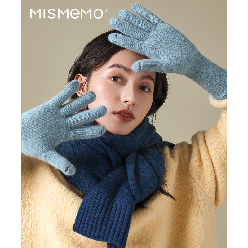 MISMEMO加长护腕手套女秋冬季2024新款保暖防寒羊毛针织露指手套,服饰配件/皮带/帽子/围巾,手套,淘宝优惠券,粉丝福利购,淘宝优惠卷