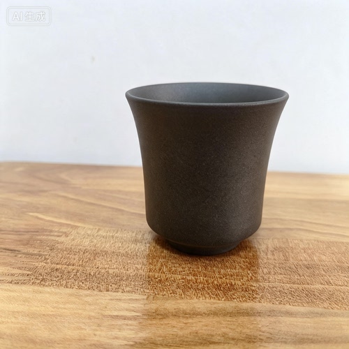 云南建水紫陶茶杯100ml小容量马蹄主人杯(买茶杯赠20克白毫银针)