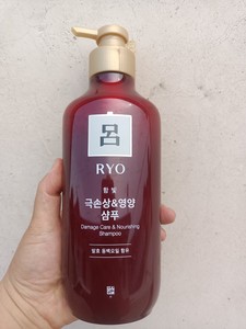 韩国代购原装吕Ryo清爽修复去屑洗发水护发素400ml 红吕无硅油