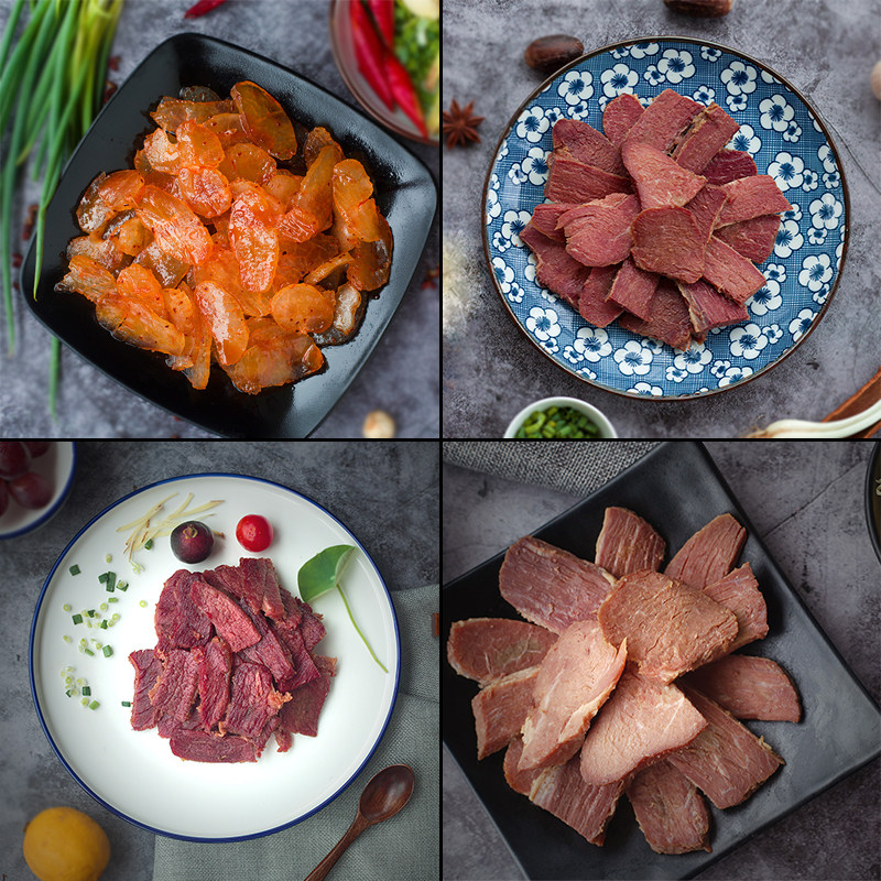 冉师傅250g开袋即食卤牛肉五香麻辣香辣味休闲健身运动真空熟食