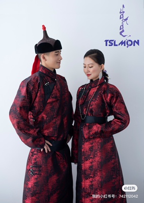 蒙古元素民族风结婚婚礼敬酒日常演出情侣婚纱影楼袍子生活装