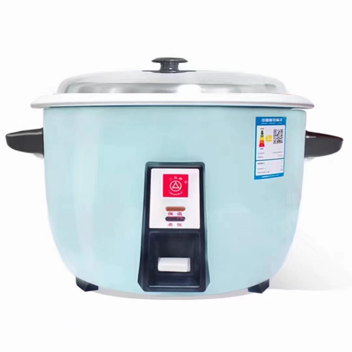 三角 CFXB-G190电饭锅19L一键开关白色铝内胆鼓型饭店煮饭煲汤